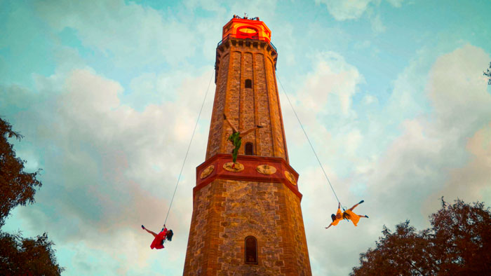 espectáculos, danza vertical, danza aérea, Sacude