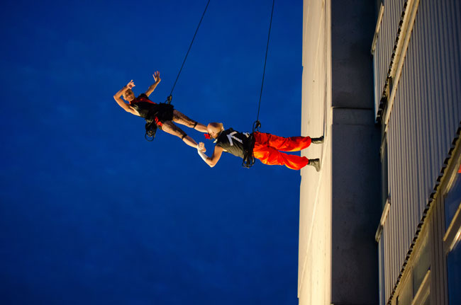 Falso giro 2, festival, danza vertical, sacude