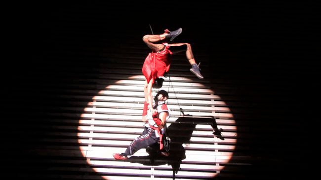 Danza vertical Sacude, Fiestas de la Merce